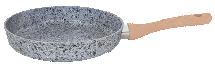 SARTEN ALUMINIO FORJADO 24 CM ANTIADHERENTE GRANITO STONE