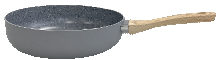 SARTEN DE ALUMINIO PROFUNDA C/ANTIADHERENTE GRANITO 24 CM