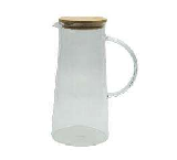 JARRA DE VIDRIO DE BOROSILICAATO CON TAPA 1470 ML