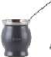 SET MATE ACERO INOX CON BOMBILLA COPA GRIS (NUEVO)