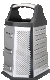 RALLADOR HEXAGONAL AC. INOX BASE ANTIDESLIZANTE 6 CARAS (altura 23cm)