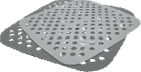 MOLDE CONTENEDOR DE SILICONA PARA AIR FRYERSET BASE ANT. 19 y 22 CM (NUEVO)