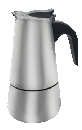 CAFETERA TIPO ITALIANA DE ACERO INOXIDABLE 12 TAZAS