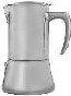 CAFETERA TIPO ITALIANA DE ACERO INOXIDABLE ACABADO MIRROR 6 TAZAS (NUEVO)