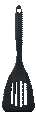 CUCHARA RANURADA DE NYLON COLOR GRIS