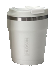 VASO DE CAFÉ ACERO INOXIDABLE 350 ML CREMA (NUEVO)
