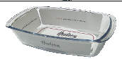 MOLDE DE VIDRIO BUDIN / PAN 270x140x72mm